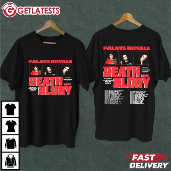Palaye Royale Death or Glory North America 2024 T Shirt (1)