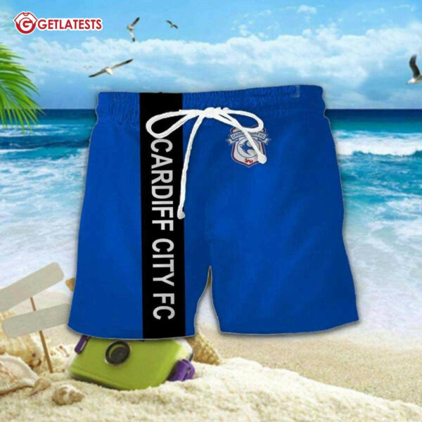 Cardiff City FC Hawaiian Shirt And Shorts (1)