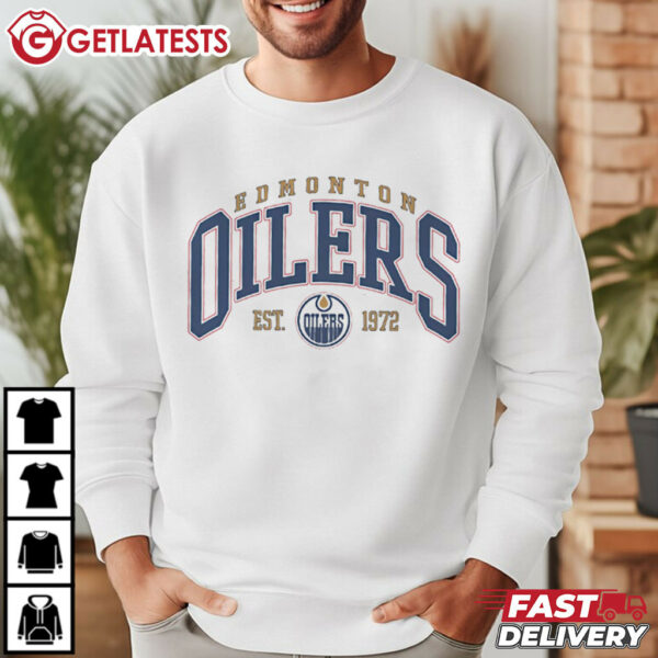 Edmonton Oilers EST 1972 Hockey Fan T Shirt (1)