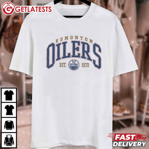 Edmonton Oilers EST 1972 Hockey Fan T Shirt (2)