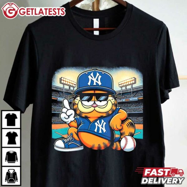 New York Yankees Garfield T Shirt (1)