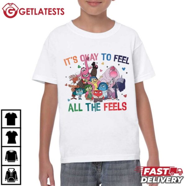 It's ok to Feel All The Feels Inside Out 2 T Shirt (3)