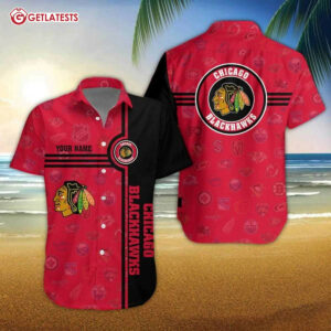 Chicago Blackhawks NHL 2024 Custom Name Hawaiian Shirt