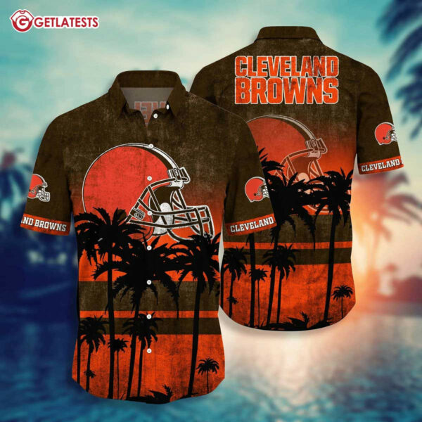 Cleveland Browns NFL Summer Hawaiian Shirt And Shorts (1)