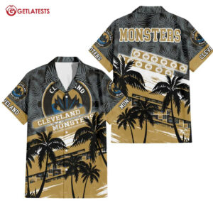 Cleveland Monsters AHL Summer Hawaiian Shirt