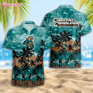 Coastal Carolina Chanticleers Summer Tropical Hawaiian Shirt