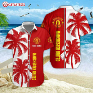 Manchester United Custom Name Summer Hawaiian Shirt