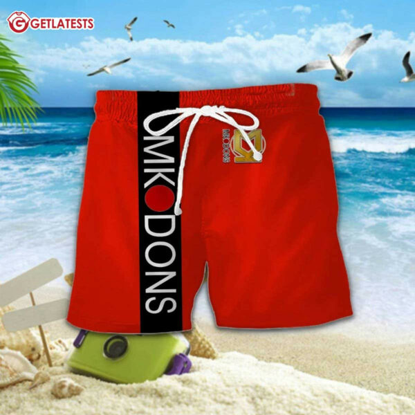 Milton Keynes Dons Summer Hawaiian Shirt And Shorts (2)