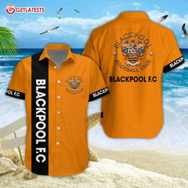 Blackpool Football Club Hawaiian Shirt And Shorts (1)