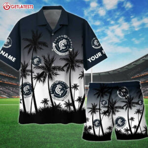Carlton Blues AFL Custom Name Hawaiian Shirt And Shorts (2)