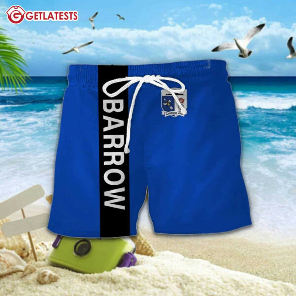 Barrow AFC Summer Hawaiian Shirt And Shorts (1)