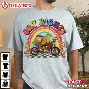 Gay Rights Frog and Toad Rainbow Pride LGBTQ T Shirt (1)