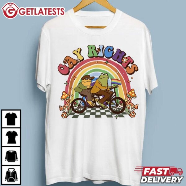 Gay Rights Frog and Toad Rainbow Pride LGBTQ T Shirt (4)