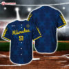 Milwaukee Brewer Freddy Peralta Baseball Jersey (1)