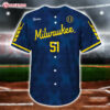 Milwaukee Brewer Freddy Peralta Baseball Jersey (2)