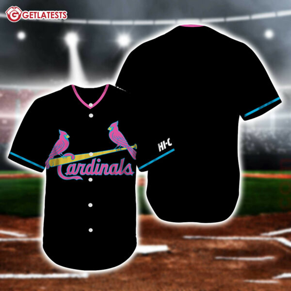 Kids Neon Cardinals 2024 Baseball Jersey