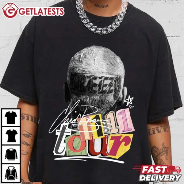 Vintage Chris Brown 1111 Tour T Shirt (2)