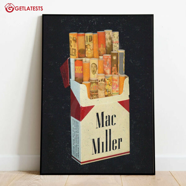 Mac Miller Cigarette Poster