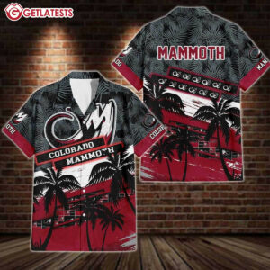 Colorado Mammoth Tropical Summer Hawaiian Shirt
