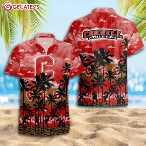Cornell Big Red Tropical Summer Hawaiian Shirt
