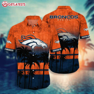 Denver Broncos NFL Summer Hawaiian Shirt And Shorts (2)