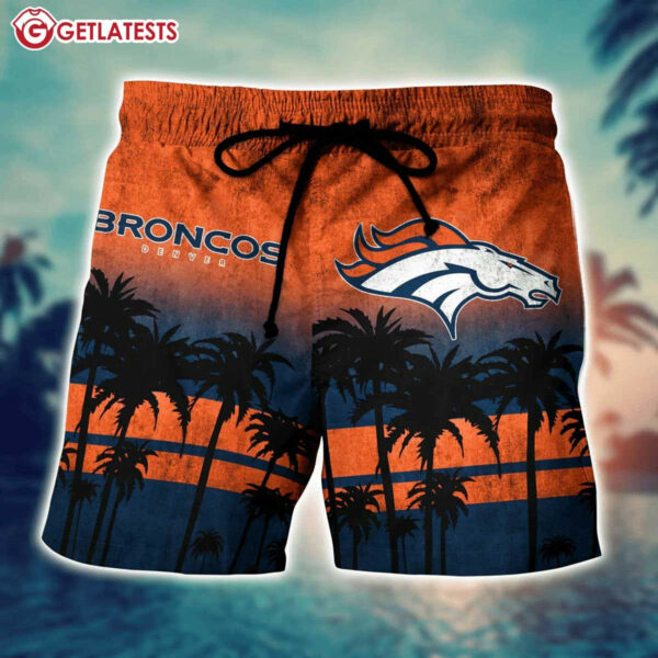Denver Broncos NFL Summer Hawaiian Shirt And Shorts (1)