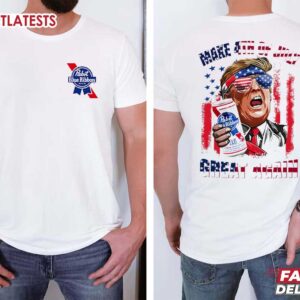 Trump Pabst Blue Ribbon 4th of July T Shirt (1)