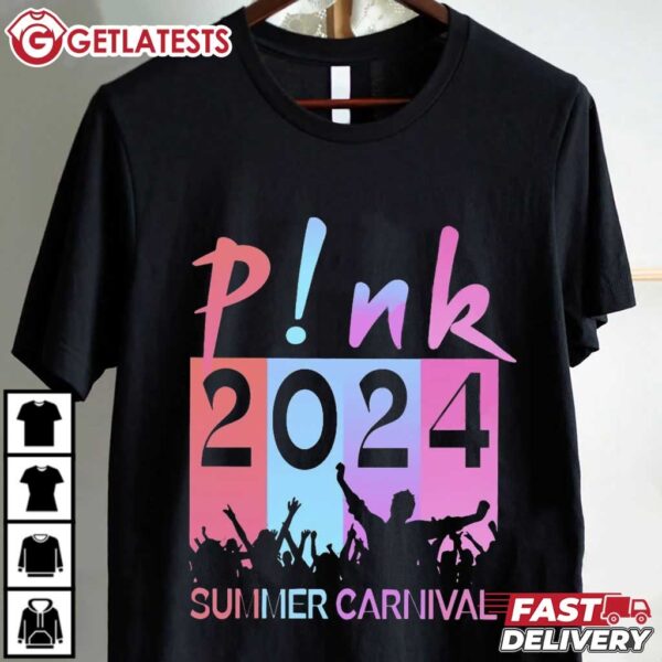 P!NK Summer Carnival Concert Pink T Shirt (1)