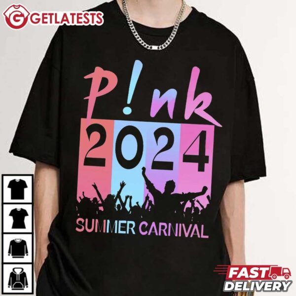 P!NK Summer Carnival Concert Pink T Shirt (2)