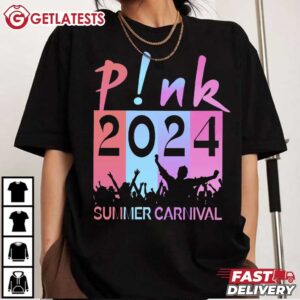 P!NK Summer Carnival Concert Pink T Shirt (3)