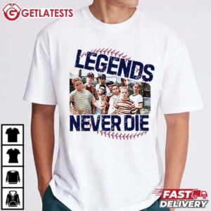 1990s Sandlot Legends Never Die Baseball T Shirt (2)