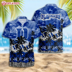 Duke Blue Devils Tropical Summer Hawaiian Shirt