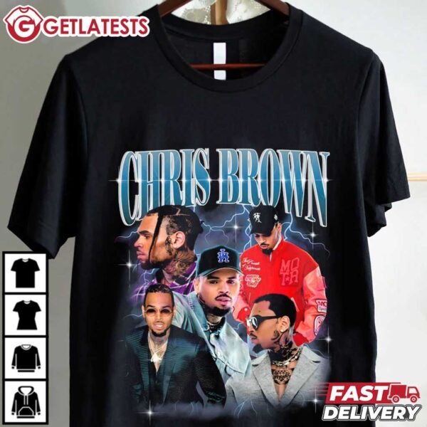 Chris Brown Bootleg Hip Hop T Shirt (1)