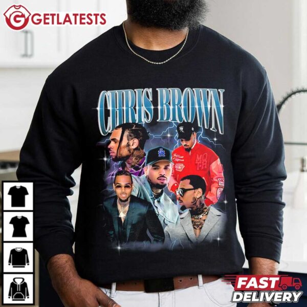 Chris Brown Bootleg Hip Hop T Shirt (4)