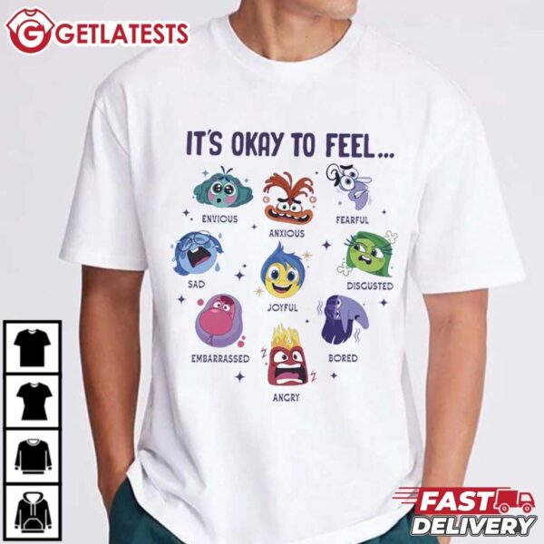 Feel All The Feels Inside Out 2 T Shirt (3)