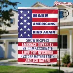Make America Kind Again Garden Flag (2)