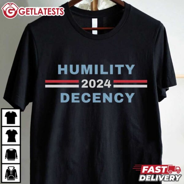 Positive Election Democracy & Social Justice Humility Decency 2024 T (1)