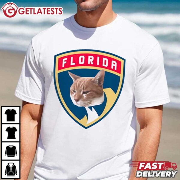 Florida Panthers Cat Meme T Shirt (4)