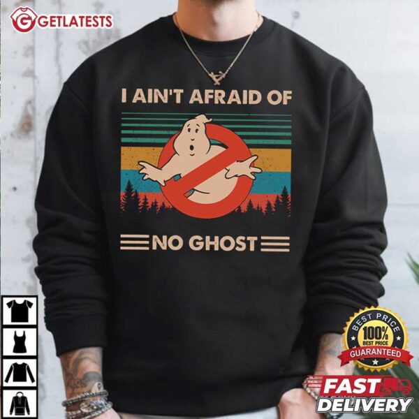 Ghostbusters I Ain’t Afraid Of No Ghost Vintage T Shirt (2)