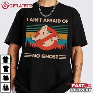 Ghostbusters I Ain’t Afraid Of No Ghost Vintage T Shirt (4)