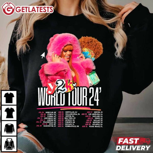 Ice Spice Y2k World Tour 2024 T Shirt