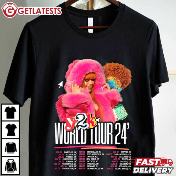 Ice Spice Y2k World Tour 2024 T Shirt