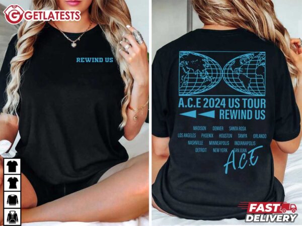 A.C.E 2024 US Tour Rewind Us T Shirt (2)