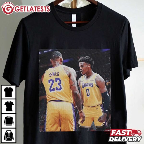 Bronny Lebron Lakers the James T Shirt (1)