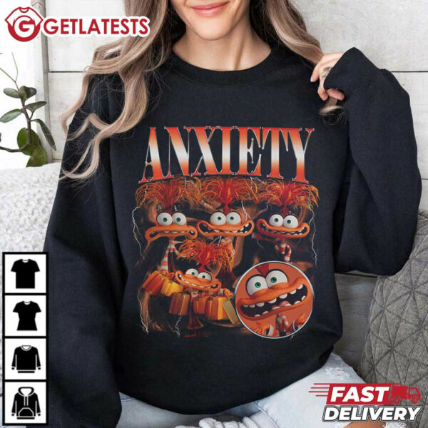 Anxiety Characters Inside Out 2 T Shirt