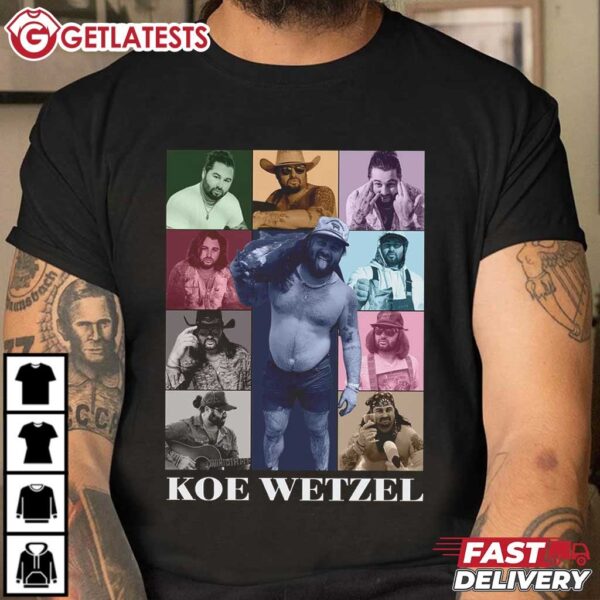 Koe Wetzel Eras Tour Wetzel Merch T Shirt (2)