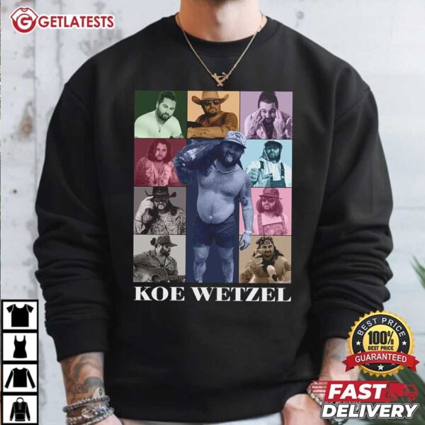 Koe Wetzel Eras Tour Wetzel Merch T Shirt (3)