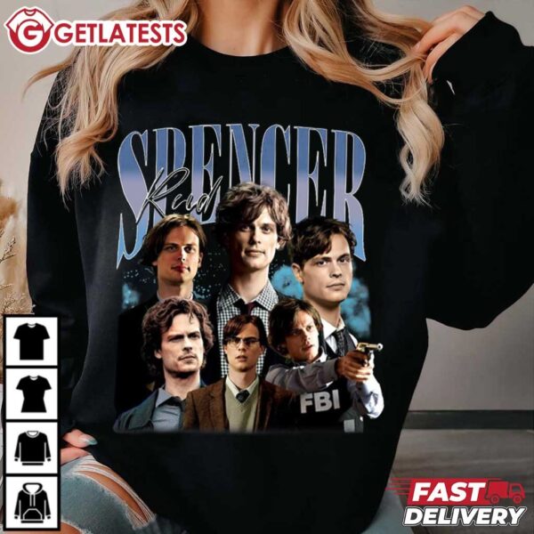 Spencer Reid Criminal Minds Vintage T Shirt (4)