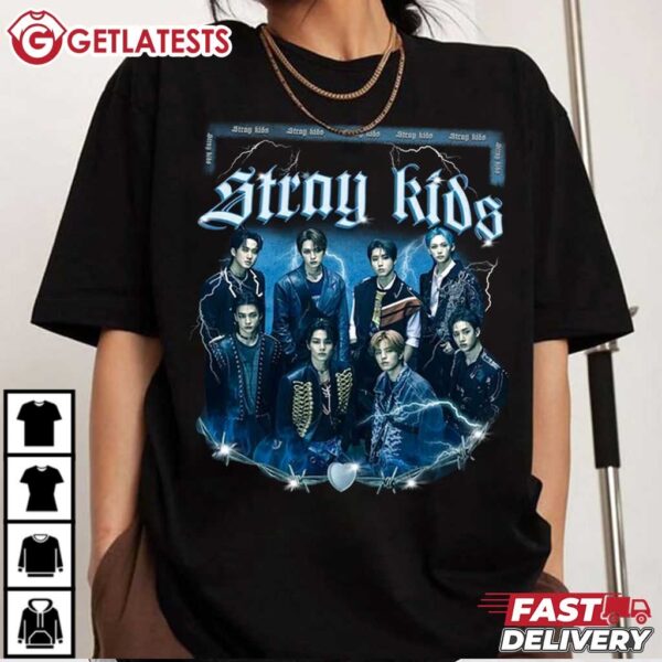 Stray Kids ROCK STAR Album T Shirt (2)