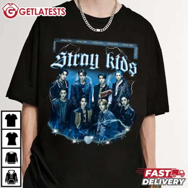 Stray Kids ROCK STAR Album T Shirt (3)